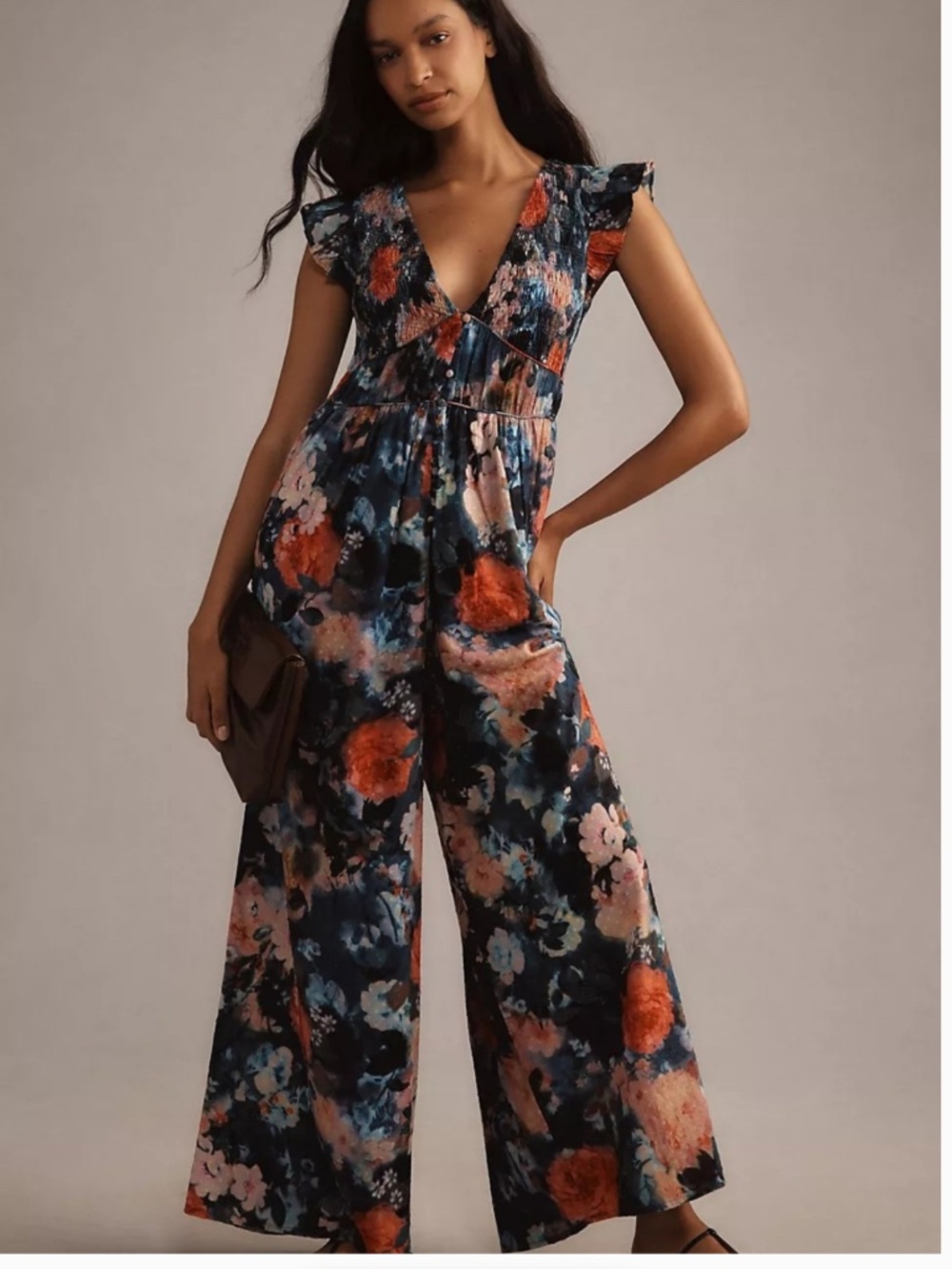Anthropologie floral jumpsuit - Medium, The Peregrine Jumpsuit